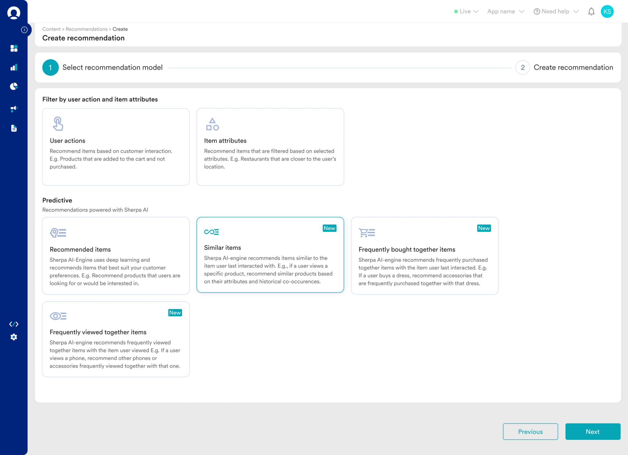Example of personalized product recommendations on an e-commerce platform.